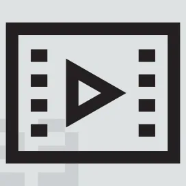 Youtube Play Black and White